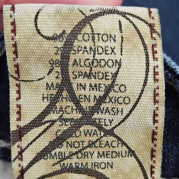 BKE Sabrina Low Rise Bootcut Jeans Women's 30x33.5 (31x31) Stretch Western Boho - Picture 4 of 11